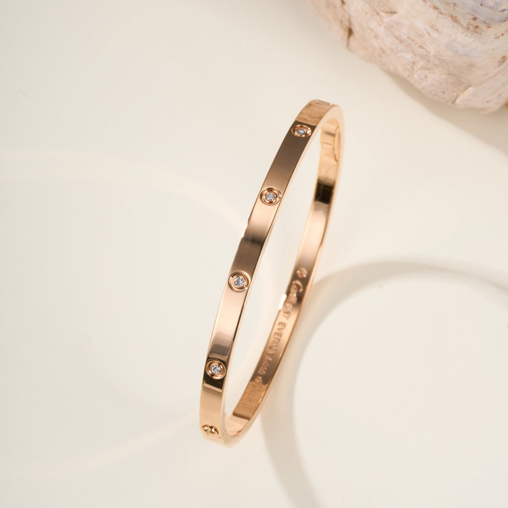 [⭐JeweliWhal]LOVE BRACELET 3.65MM 10 DIAMONDS