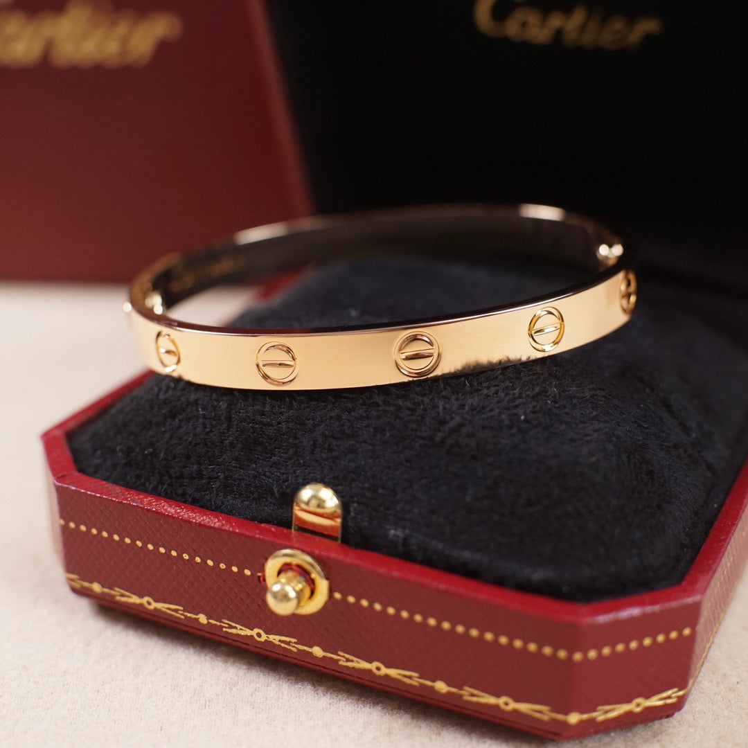 [⭐JeweliWhal]LOVE BRACELET 6.1MM NO DIAMONDS