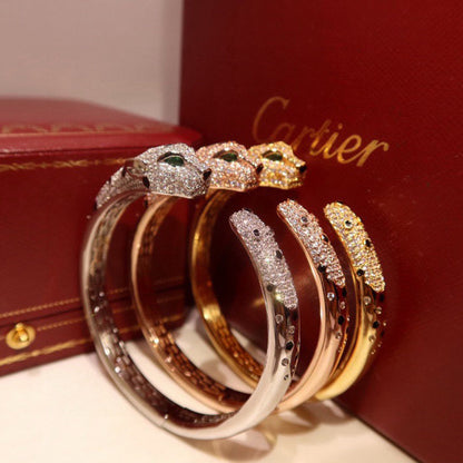 [⭐JeweliWhal]PANTHERE BIG BRACELET DIAMONDS