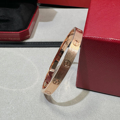 [⭐JeweliWhal]LOVE BRACELET 6.1MM BRUSHED