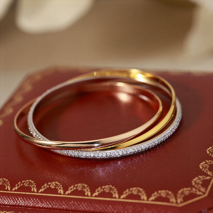 [⭐JeweliWhal]TRINITY 2.8MM SMALL BRACELET
