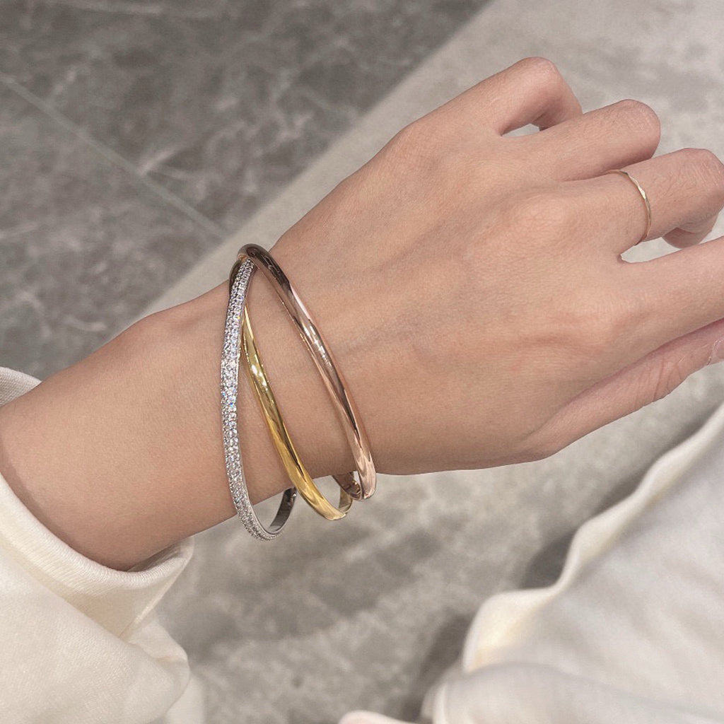 [⭐JeweliWhal]TRINITY 2.8MM SMALL BRACELET