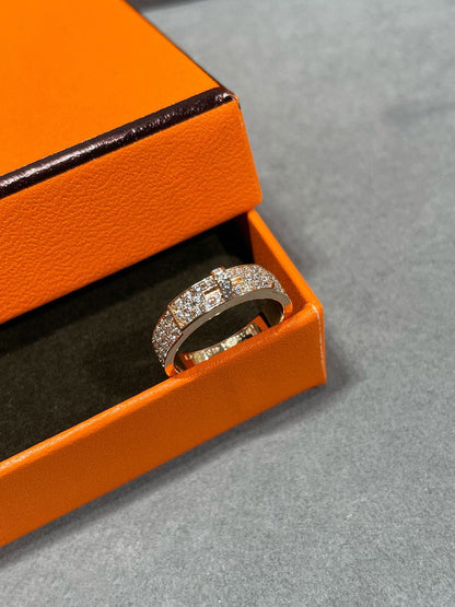 [⭐JeweliWhal]KELLY PINK GOLD DIAMOND RING
