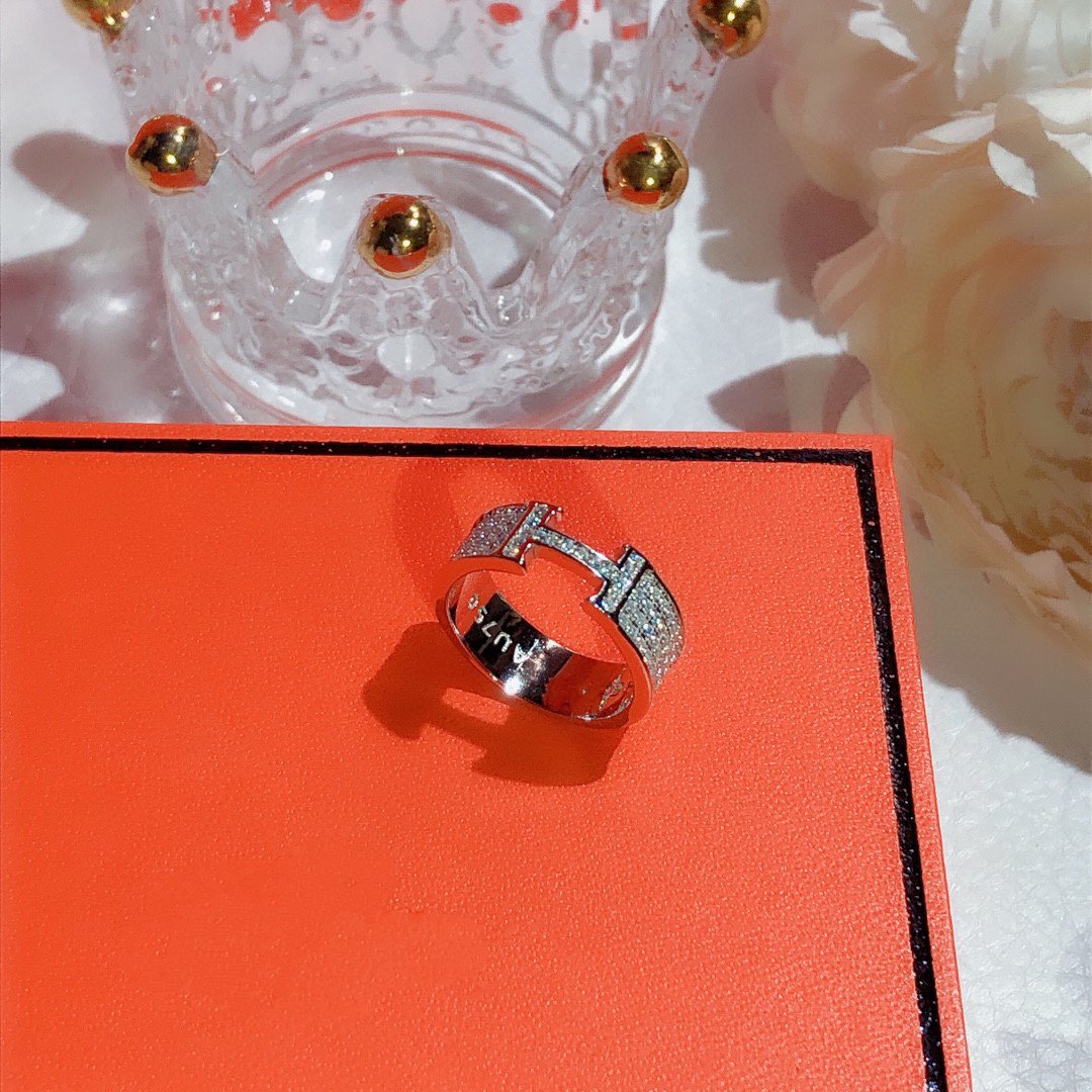 [⭐JeweliWhal]H RING FULL DIAMOND