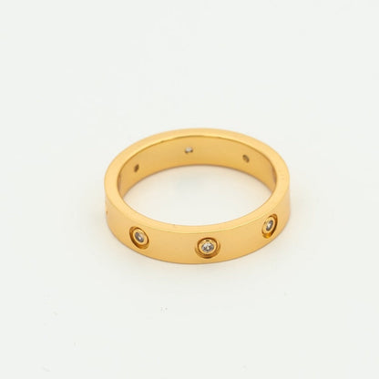 [⭐JeweliWhal]LOVE RING 3.6MM 8 DIAMONDS