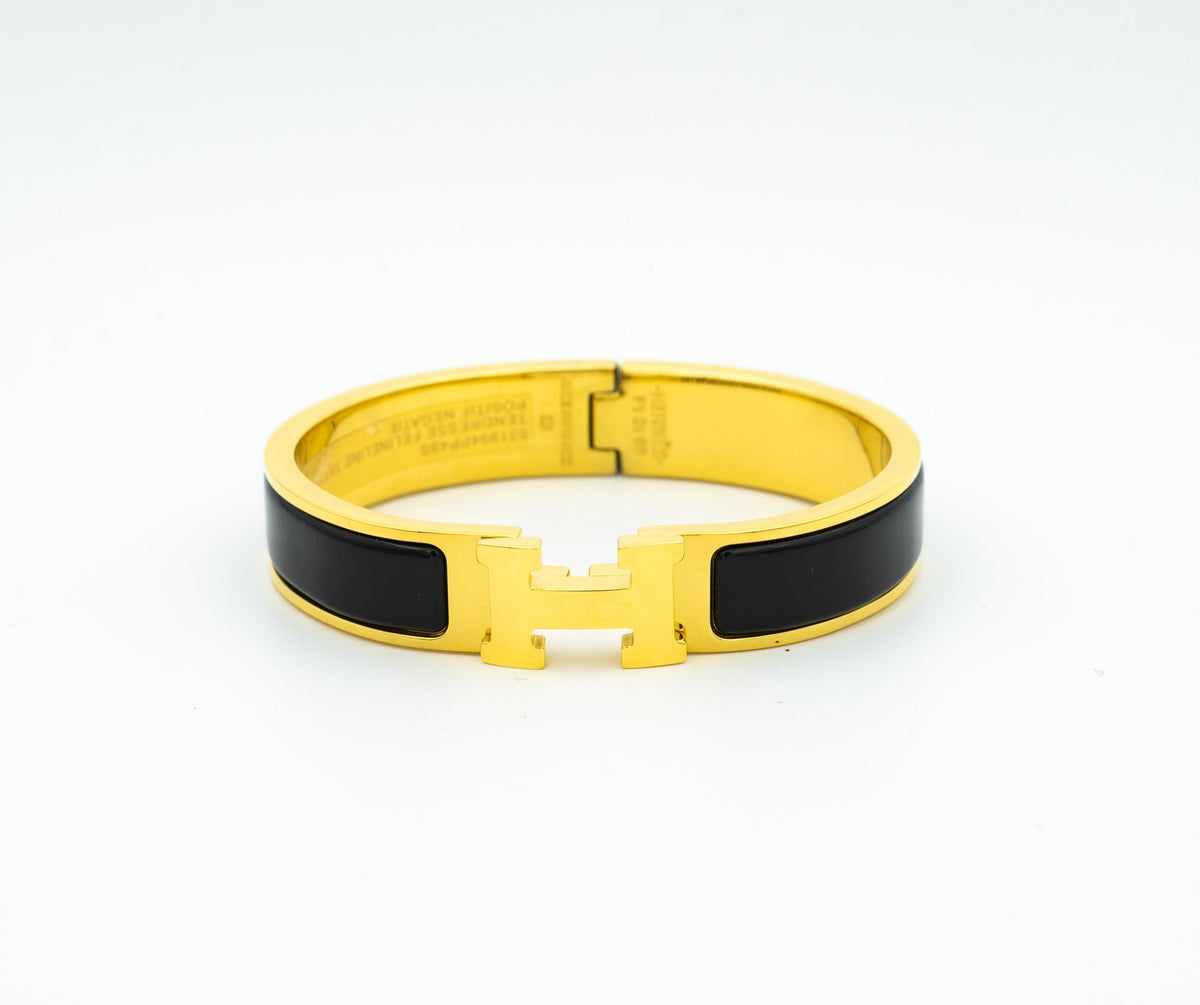 [⭐JeweliWhal]H BLACK BRACELET