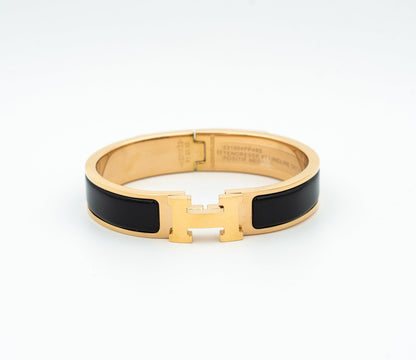 [⭐JeweliWhal]H BLACK BRACELET