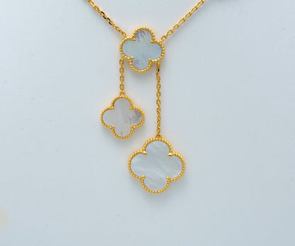 [⭐JeweliWhal]CLOVER MOTHER OF PEARL NECKLACE 6 MOTIF