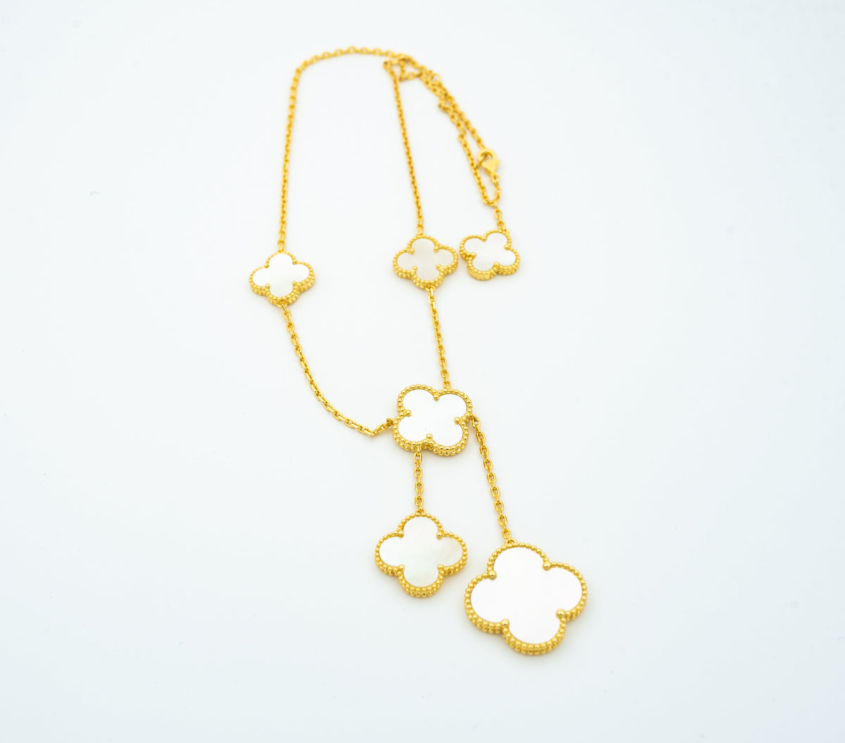 [⭐JeweliWhal]CLOVER MOTHER OF PEARL NECKLACE 6 MOTIF