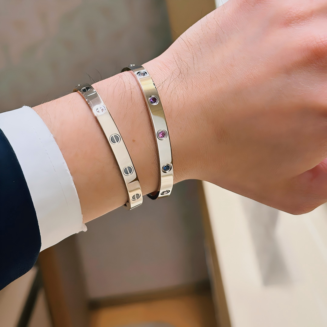 [⭐JeweliWhal] 2026 RAINBOW LOVE BRACELET 6.1MM  10 DIAMONDS