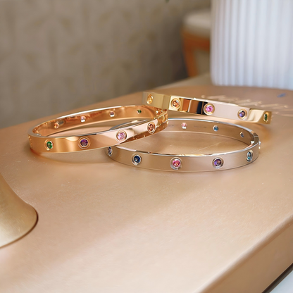 [⭐JeweliWhal] 2026 RAINBOW LOVE BRACELET 6.1MM  10 DIAMONDS