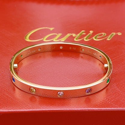 [⭐JeweliWhal] 2026 RAINBOW LOVE BRACELET 6.1MM  10 DIAMONDS