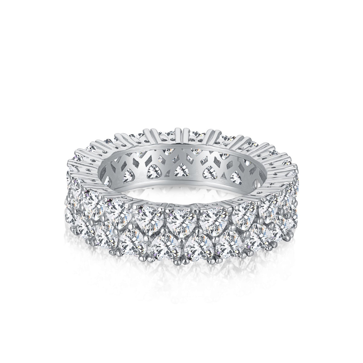 [Tonmkive Jewelry]Funkelnder Herz-Ring