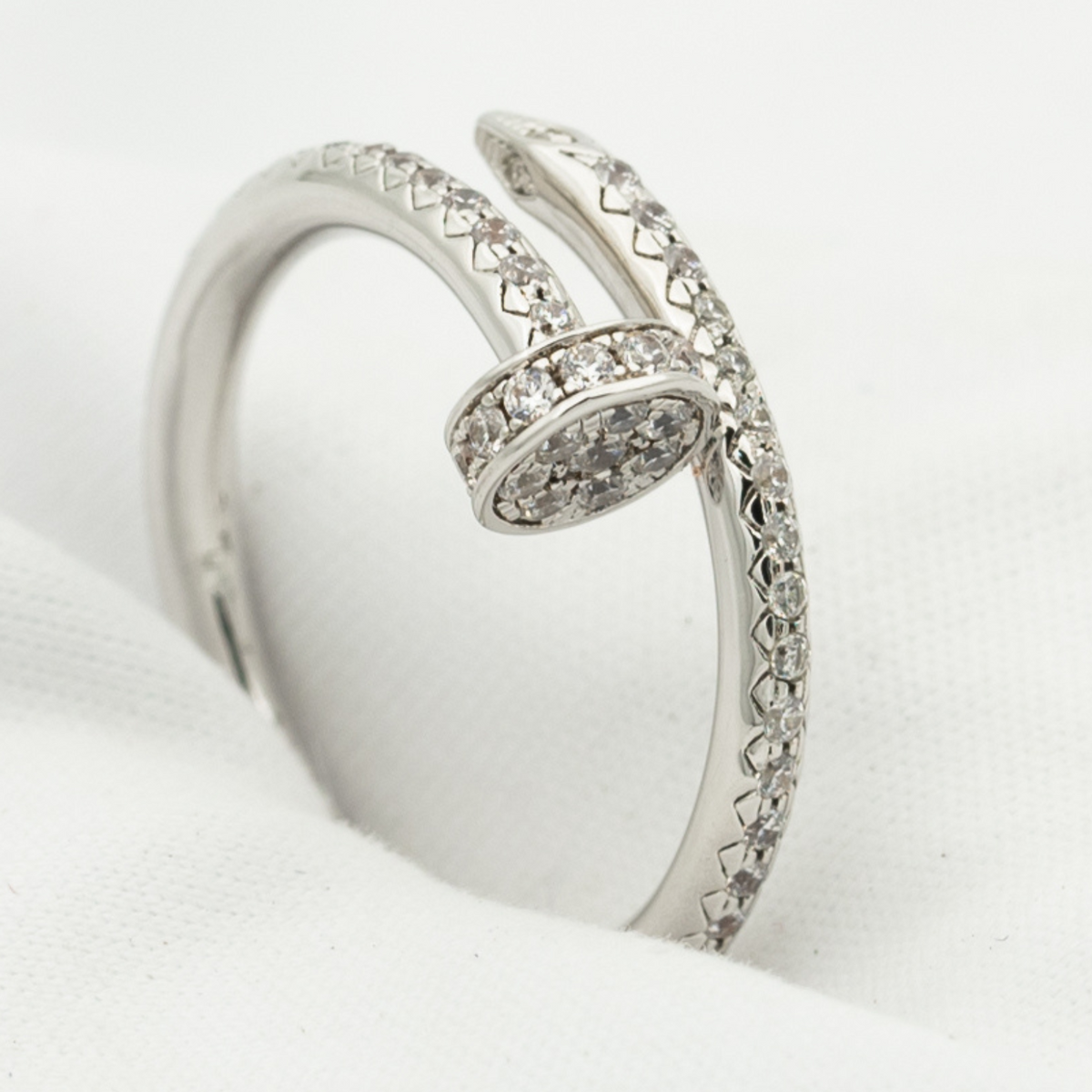 [⭐JeweliWhal]JUSTE RING 1.8MM SILVER DIAMONDS