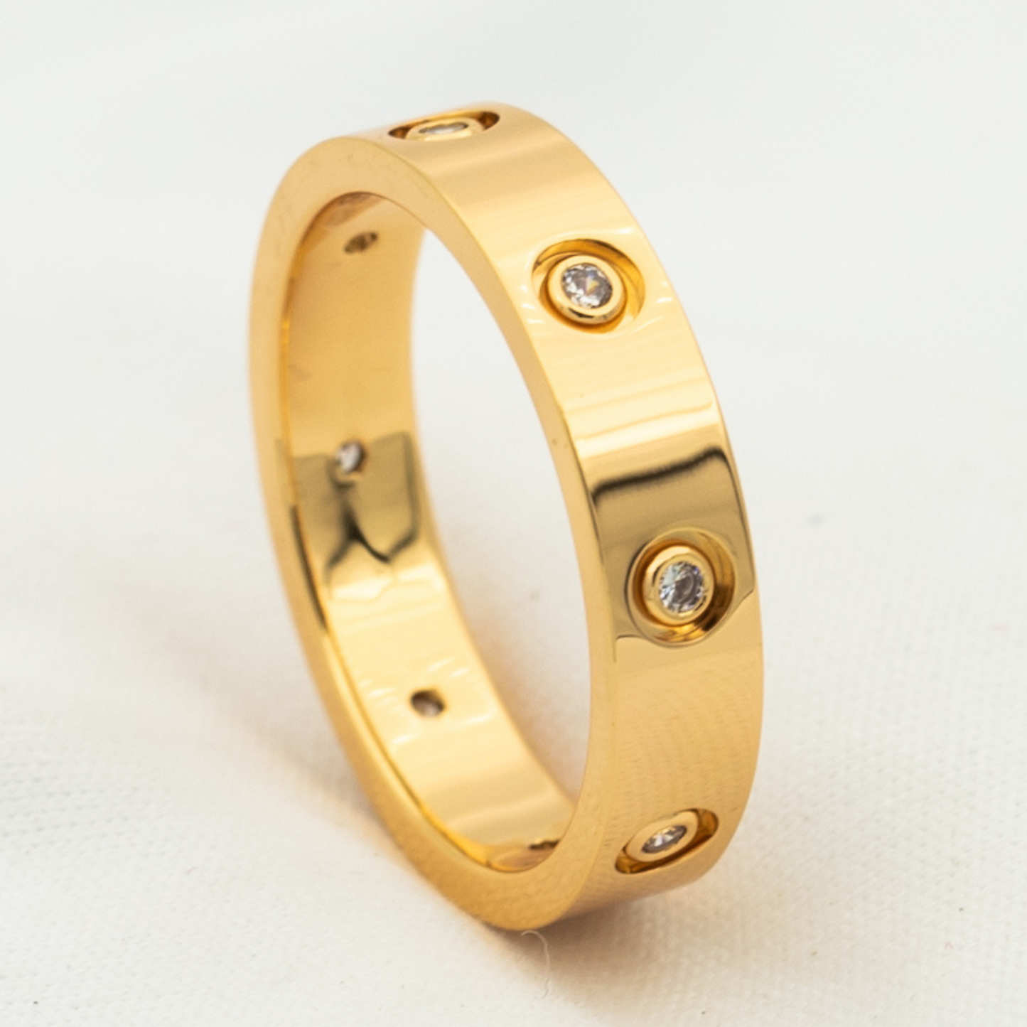 [⭐JeweliWhal]LOVE RING 3.6MM 8 DIAMONDS