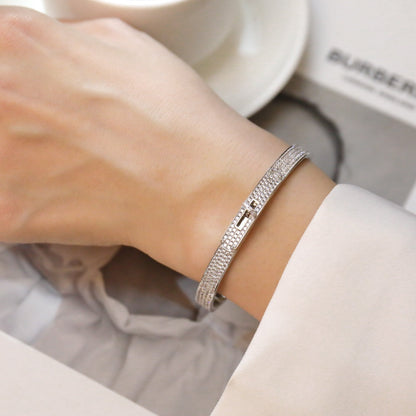 [⭐JeweliWhal]KELLY BRACELET DIAMOND PAVED