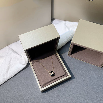 [⭐JeweliWhal]JEUX DE PINK GOLD DIAMOND NECKLACE