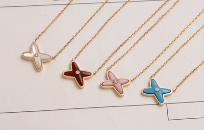 [⭐JeweliWhal]JEUX DE NECKLACE 1 DIAMOND