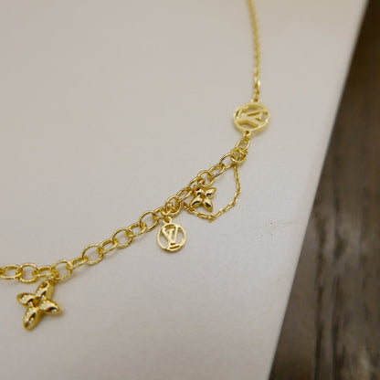 [⭐JeweliWhal]BLOOMING SUPPLE NECKLACE BRASS