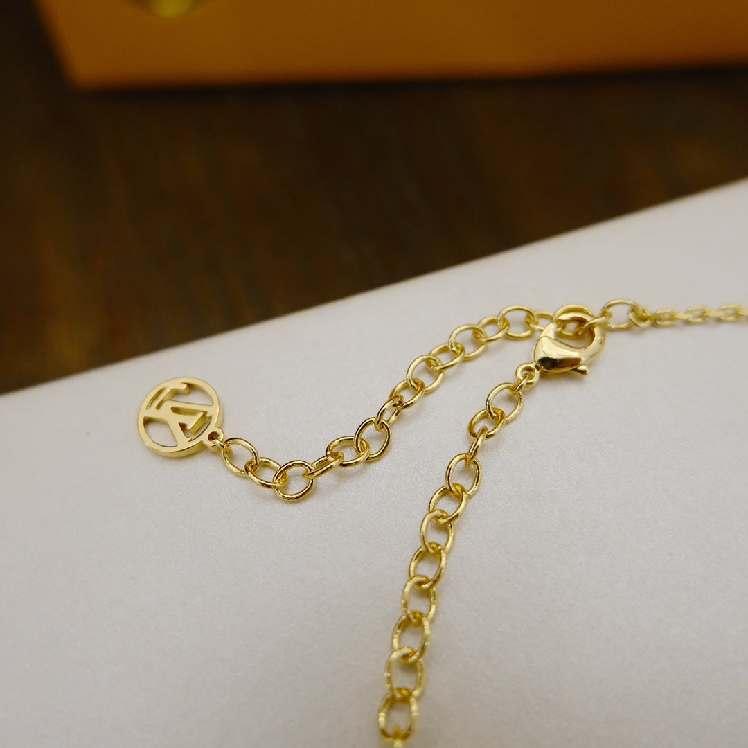 [⭐JeweliWhal]BLOOMING SUPPLE NECKLACE BRASS