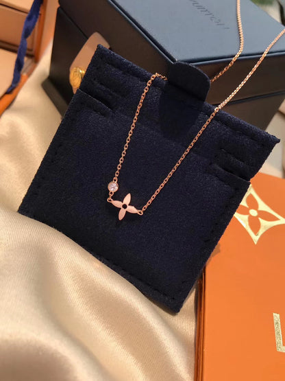 [⭐JeweliWhal]BLOSSOM PENDANT PINK GOLD AND DIAMOND
