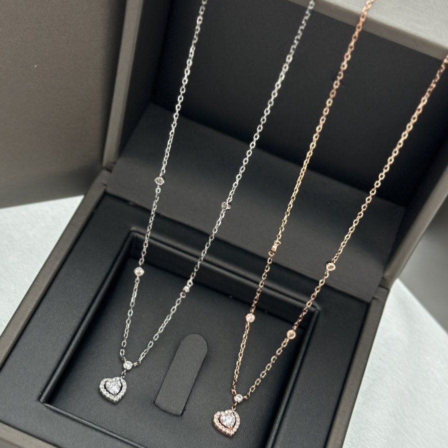 [⭐JeweliWhal]JOY HEART DIAMOND NECKLACE