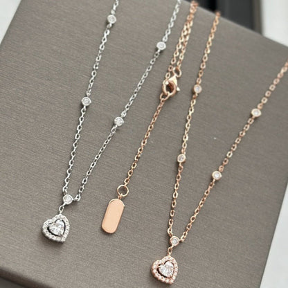 [⭐JeweliWhal]JOY HEART DIAMOND NECKLACE