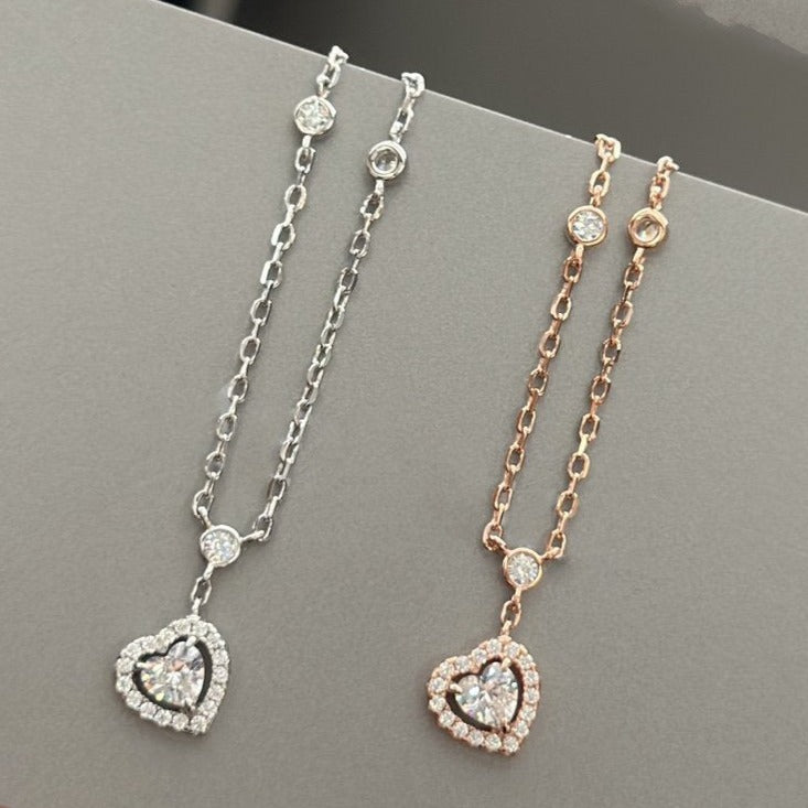 [⭐JeweliWhal]JOY HEART DIAMOND NECKLACE