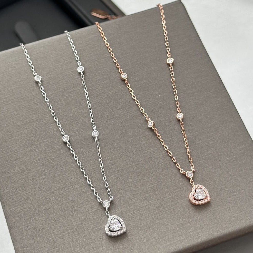 [⭐JeweliWhal]JOY HEART DIAMOND NECKLACE