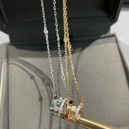 [⭐JeweliWhal]CHAIN MOVE ROMANE PEDAND NECKLACE