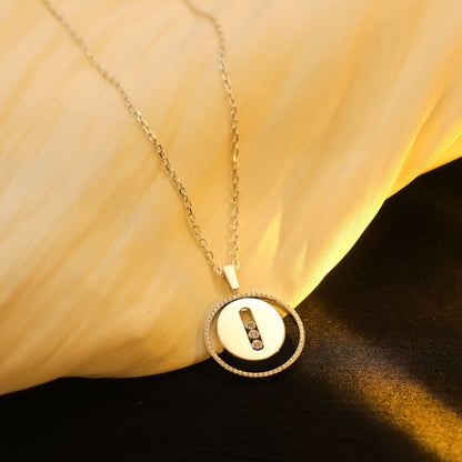 [⭐JeweliWhal]Demo MOVE MM SILVER DIAMOND NECKLACE