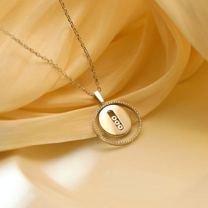 [⭐JeweliWhal]Demo MOVE MM SILVER DIAMOND NECKLACE
