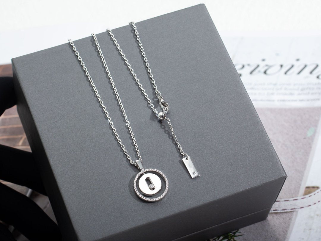 [⭐JeweliWhal]Demo MOVE PM NECKLACE SILVER DIAMOND