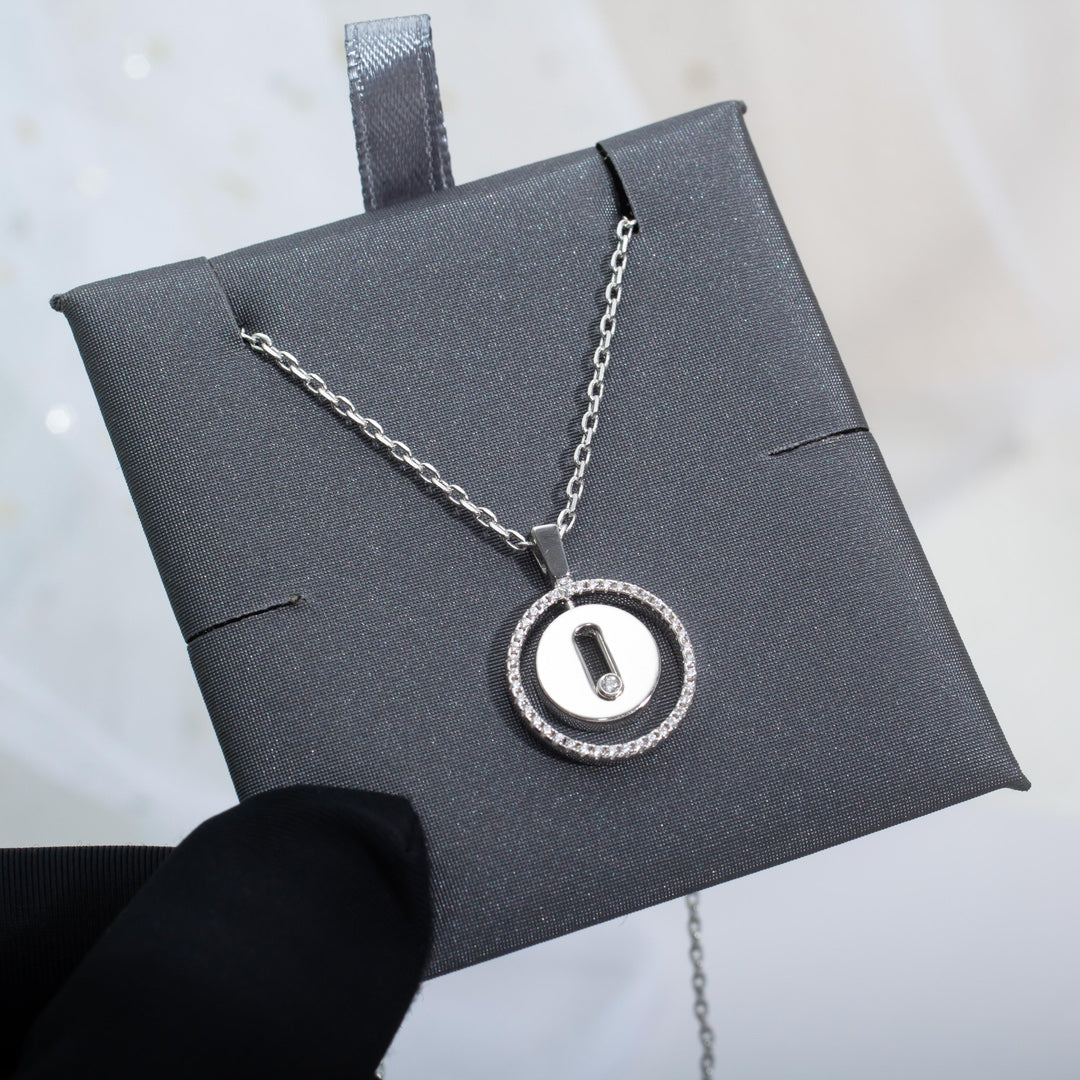 [⭐JeweliWhal]Demo MOVE PM NECKLACE SILVER DIAMOND