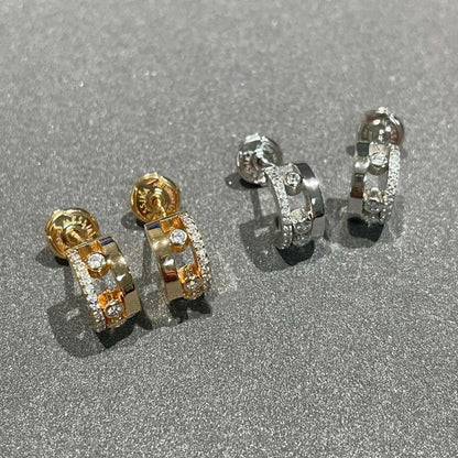 [⭐JeweliWhal]MOVE ROMANE EARRINGS DIAMOND