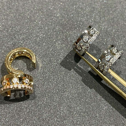 [⭐JeweliWhal]MOVE ROMANE EARRINGS DIAMOND