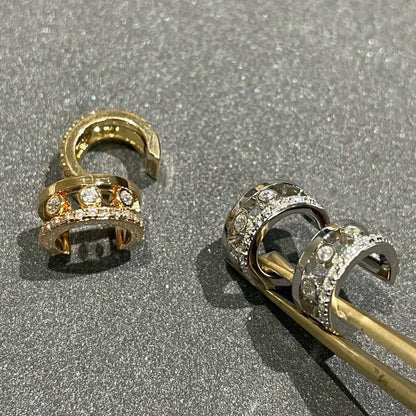 [⭐JeweliWhal]MOVE ROMANE EARRINGS DIAMOND