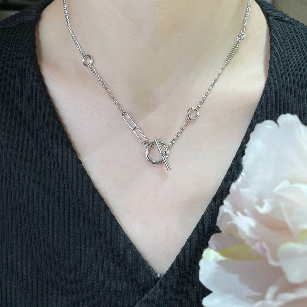 [⭐JeweliWhal]HM STERLING CHAINE D'ANCRE HEART