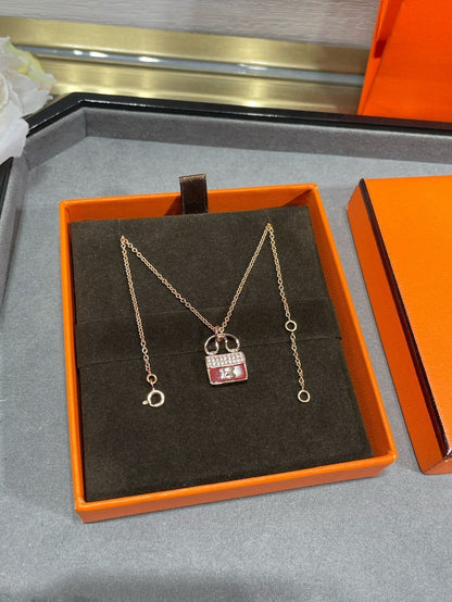 [⭐JeweliWhal]H CIRCE MOISSANITE PENDANT NECKLACE GOLD
