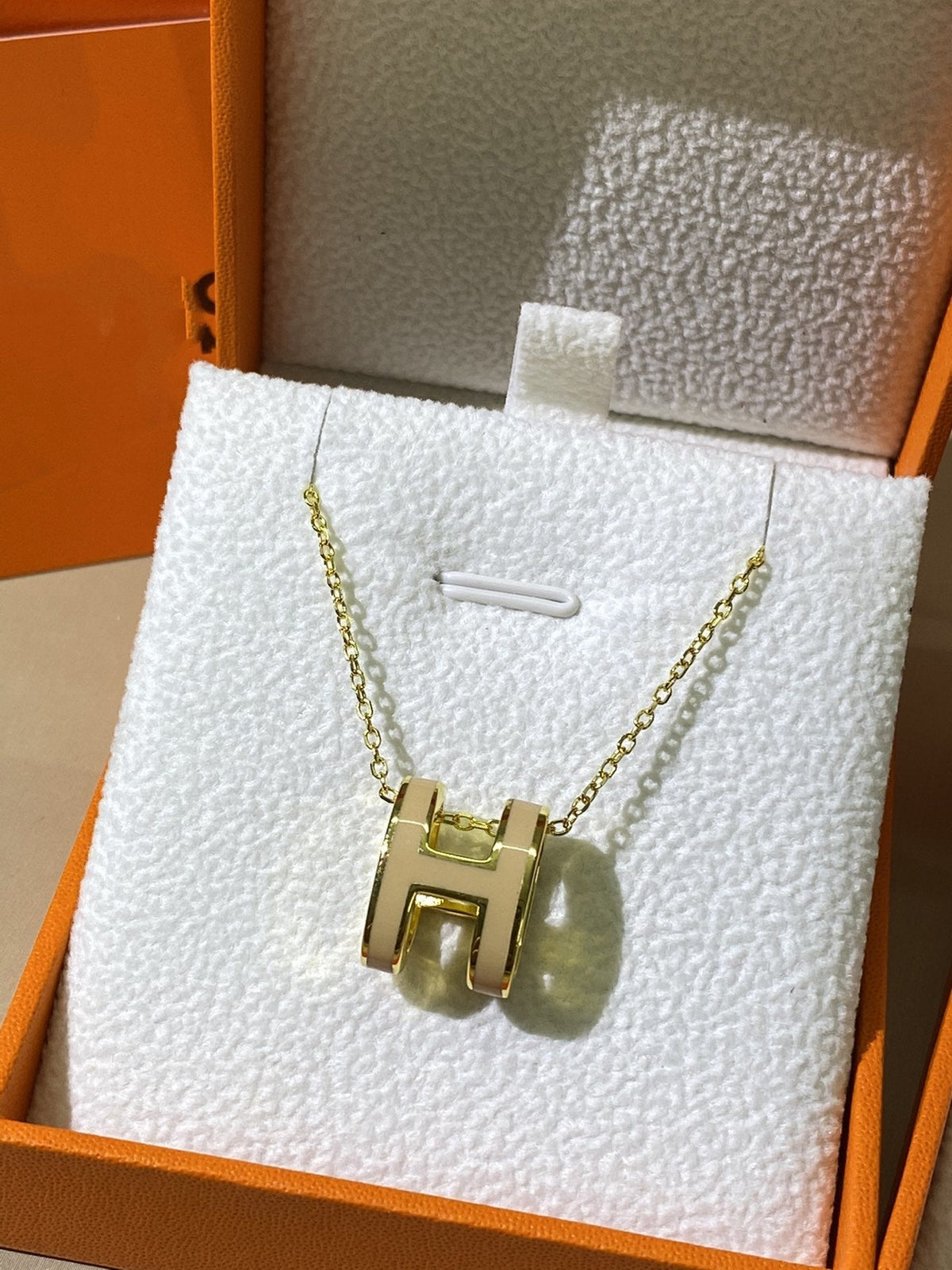 [⭐JeweliWhal]HM CLIC YELLOW ENAMEL GOLD NECKLACE