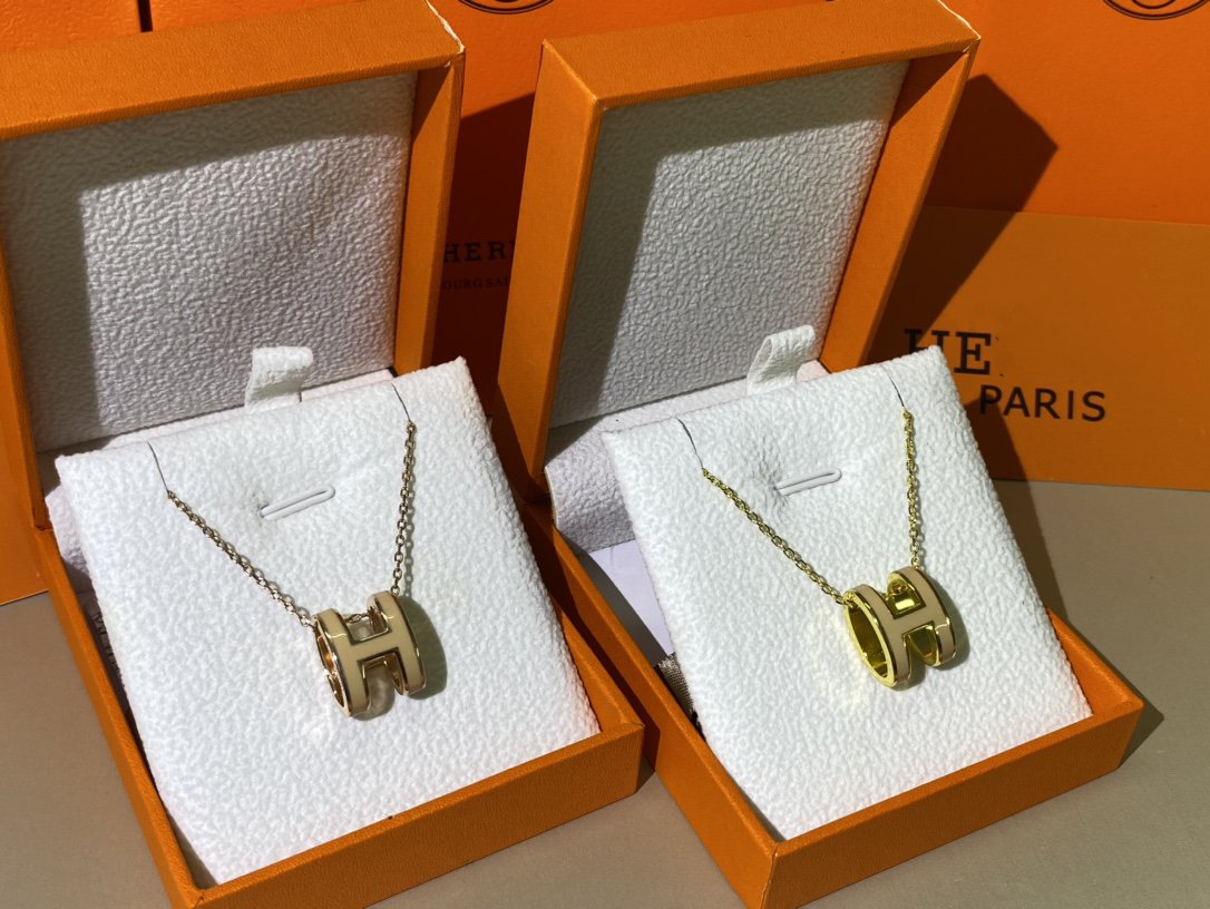 [⭐JeweliWhal]HM CLIC YELLOW ENAMEL GOLD NECKLACE
