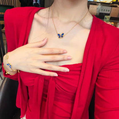 [⭐JeweliWhal]  2026 NEW LUCKY BUTTERFLY 1 MOTIFS NECKLACE