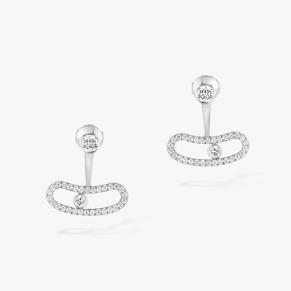 [⭐JeweliWhal]MOVE UNO SILVER DIAMOND EARRINGS