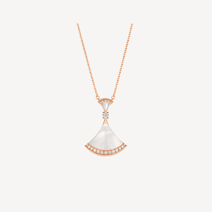 [⭐JeweliWhal]DREAM NECKLACE MOP PINK GOLD DIAMOND