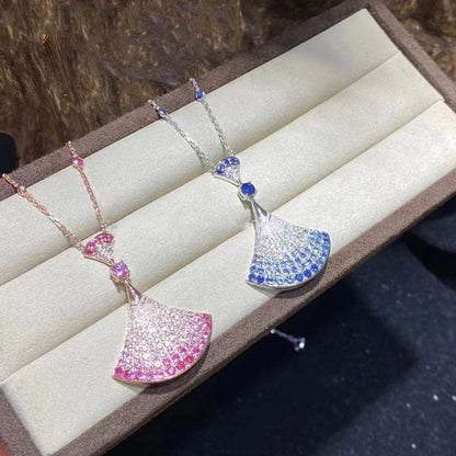 [⭐JeweliWhal]DREAM NECKLACK DIAMOND PINK GOLD