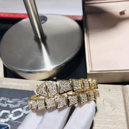 [⭐JeweliWhal]SERPENTI BRACELET 8MM GOLD DIAMOND