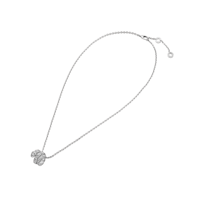 [⭐JeweliWhal]SERPENTI  NECKLACE DOUBLE RING DIAMOND