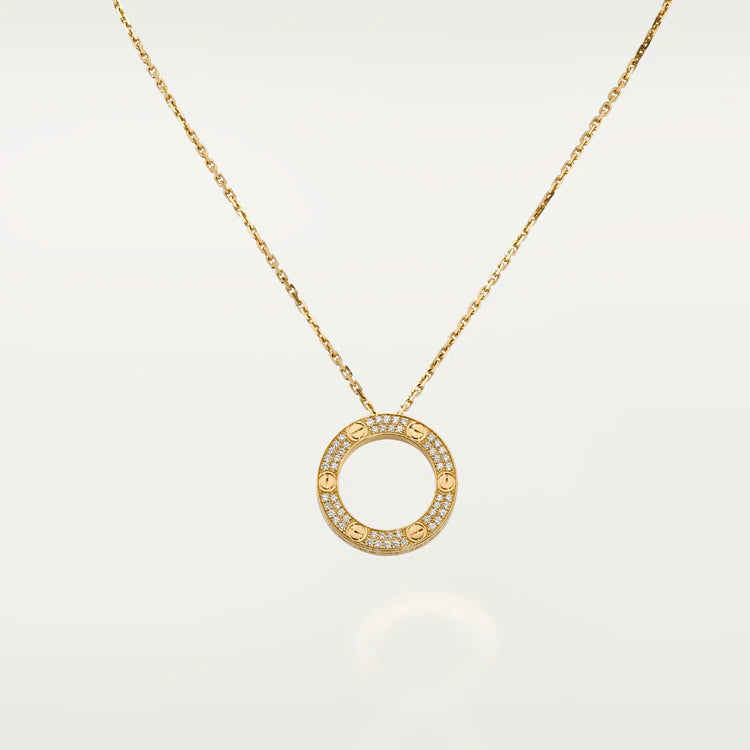 [⭐JeweliWhal]LOVE NECKLACE ADJUSTABLE ROSE GOLD