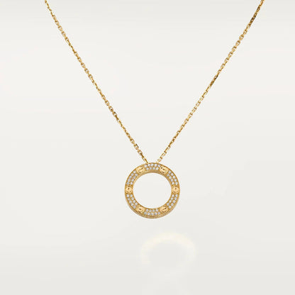 [⭐JeweliWhal]LOVE NECKLACE ADJUSTABLE ROSE GOLD