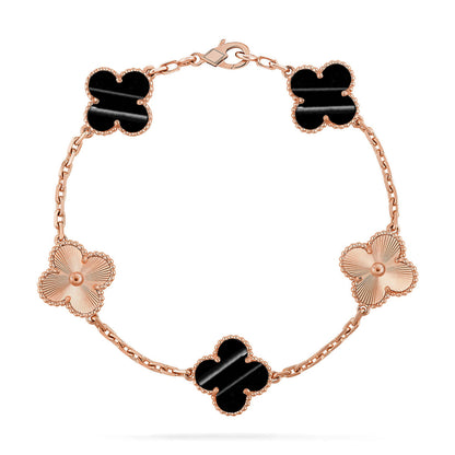 [⭐JeweliWhal] CLOVER 5 MOTIF PULSAR STONE BRACELET COLLECTION